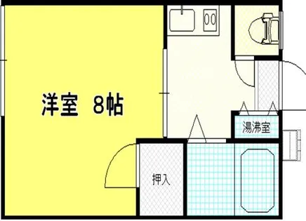 ハイツ鯰田【101号室】の間取り