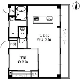 奈良県奈良市大宮町3丁目【マンション】の間取り