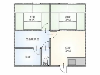 北海道余市郡余市町黒川町10丁目【アパート】の間取り