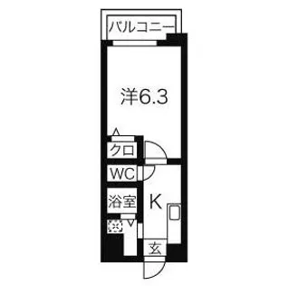 フレンドリー五反田【1階】の間取り