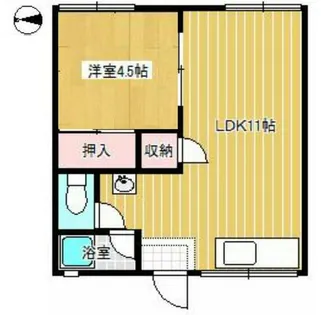 サンハイツ【1階】の間取り