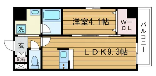 大阪府吹田市片山町1丁目【マンション】の間取り