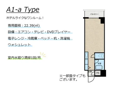 ミールズ江坂【3階】の間取り
