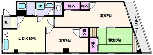 ハローマンション本山【2階】の間取り