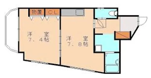 福岡県宗像市田熊4丁目【マンション】の間取り