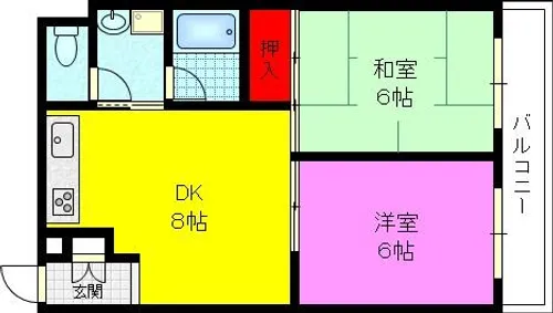 サクシードマエダ【301号室】の間取り