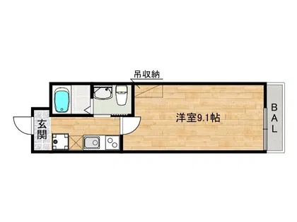 La Festa Saiin【3階】の間取り