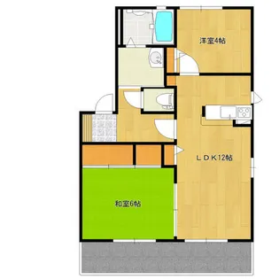 ヴェルディ高須Ⅱ【A101号室】の間取り