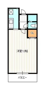 パレ・ロワイヤル参番館【803号室】の間取り