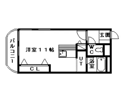 ファーストコートA【202号室】の間取り