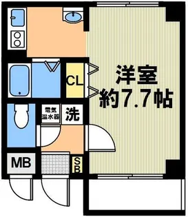 ドエル大倉山【406号室】の間取り