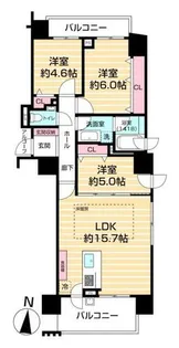 北海道札幌市中央区南二十条西9丁目【マンション】の間取り