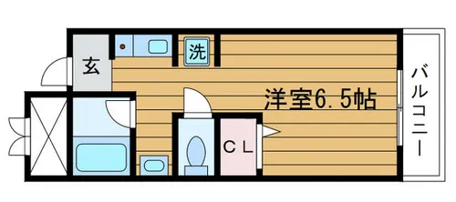 大阪府吹田市岸部中3丁目【マンション】の間取り