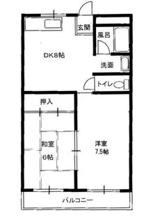 三栄マンション【3階】の間取り