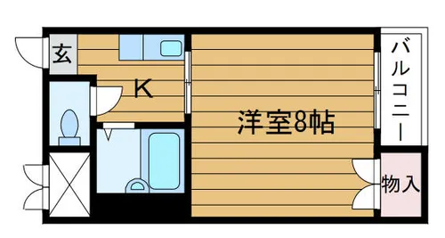 大阪府摂津市鳥飼和道1丁目【マンション】の間取り