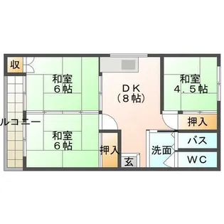 アネシスクオーレ Ⅱ【1階】の間取り