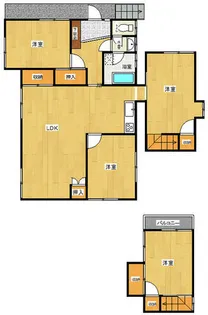 福岡県北九州市小倉北区黒原2丁目【一戸建】の間取り
