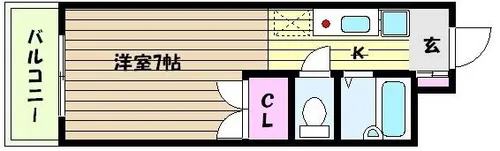 兵庫県神戸市東灘区御影本町8丁目【マンション】の間取り