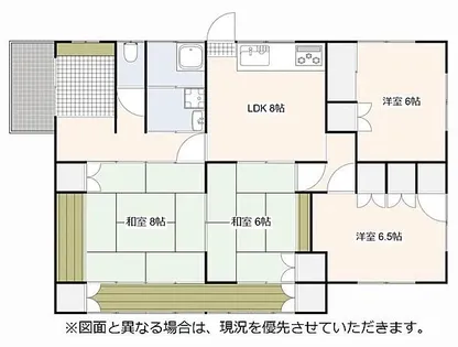 福岡県飯塚市綱分【一戸建】の間取り