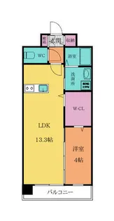 インクレイス門司【8階】の間取り