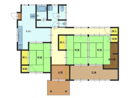 福岡県糟屋郡久山町大字久原【一戸建】の間取り