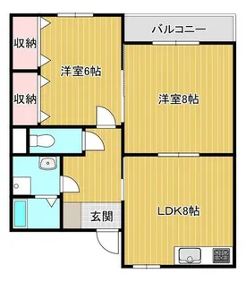兵庫県明石市西明石東町【マンション】の間取り