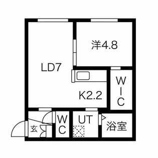 Sky Grace【402号室】の間取り