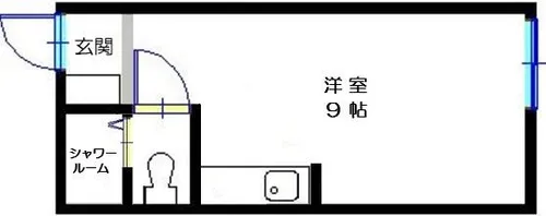 チサンマンション札幌第一【11階】の間取り