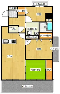 セフティワン【8階】の間取り