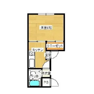 ペイトンプレイスエムズ【2階】の間取り