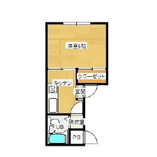 ペイトンプレイスエムズ【2階】の間取り