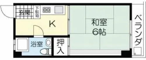 クレアコーポ【103号室】の間取り