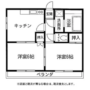 多聞台大一ビル【301号室】の間取り