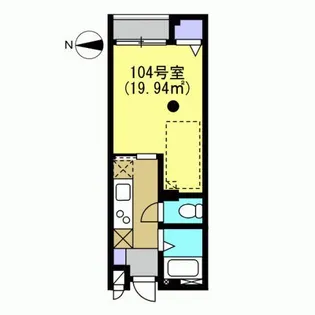コンフォール御影【3階】の間取り