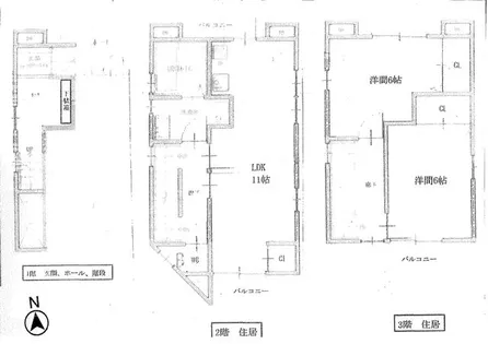 愛知県名古屋市中区正木4丁目【一戸建】の間取り