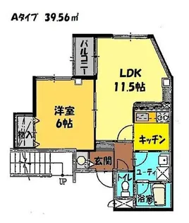ジマ-スカイ【4階】の間取り