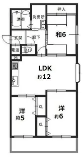 メゾングレース【3階】の間取り