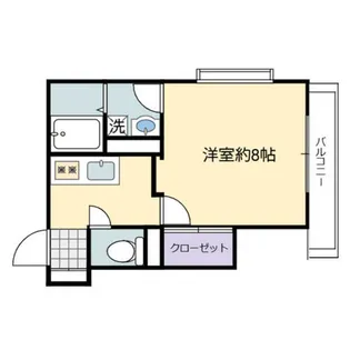 プレジール東難波【2階】の間取り