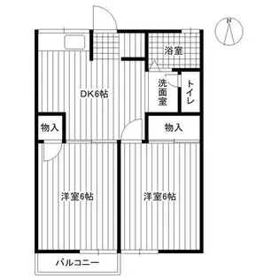 愛知県春日井市東野町西1丁目【アパート】の間取り