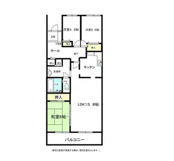 愛知県春日井市高座台5丁目【マンション】の間取り