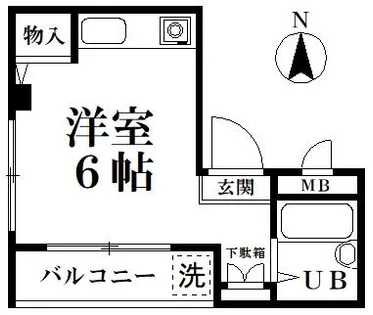 大阪府池田市菅原町【マンション】の間取り