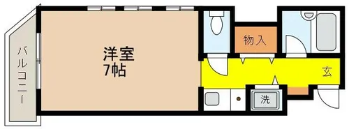 兵庫県神戸市東灘区御影2丁目【マンション】の間取り