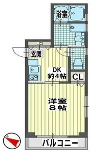 ミューズ中山手【501号室】の間取り