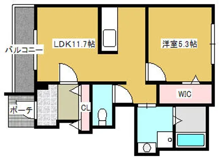 グランステージ【101号室】の間取り