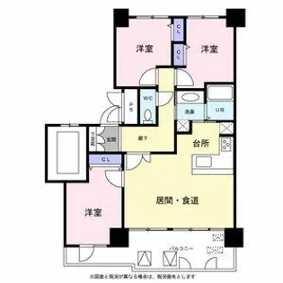 ダイアパレス円山北町【902号室】の間取り