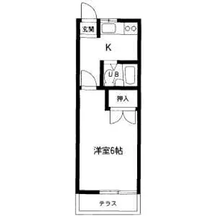 紅ビルコーポ【21号室】の間取り