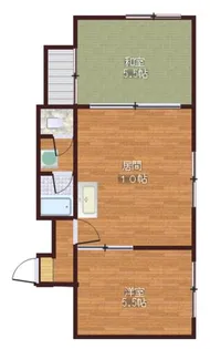 ウエストヒルズ【101号室】の間取り