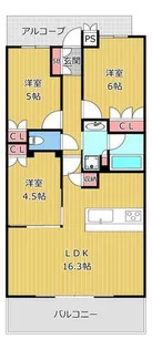 ワコーレ神戸トアプレミアム【2階】の間取り