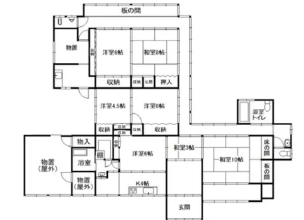 奈良県宇陀市榛原萩原【一戸建】の間取り