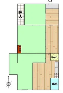 愛知県一宮市城崎通6丁目【一戸建】の間取り